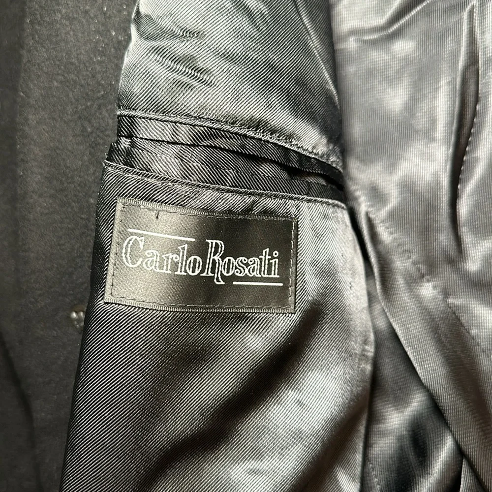 Carlo Rosati Wool Blend Overcoat - 44R